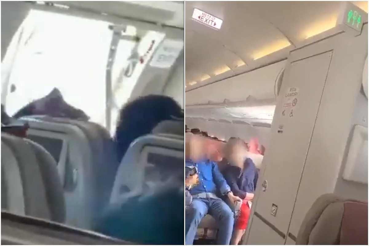 Homem abre porta de avião durante voo e é preso na Coreia do Sul; veja