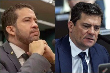 No embate nas redes sociais, Janones ainda debochou de Moro por ter mais engajamento na resposta dele do que a publicação original feita pelo ex-juiz -  (crédito: Divulgação/Redes Sociais - Geraldo Magela/Agência Senado)