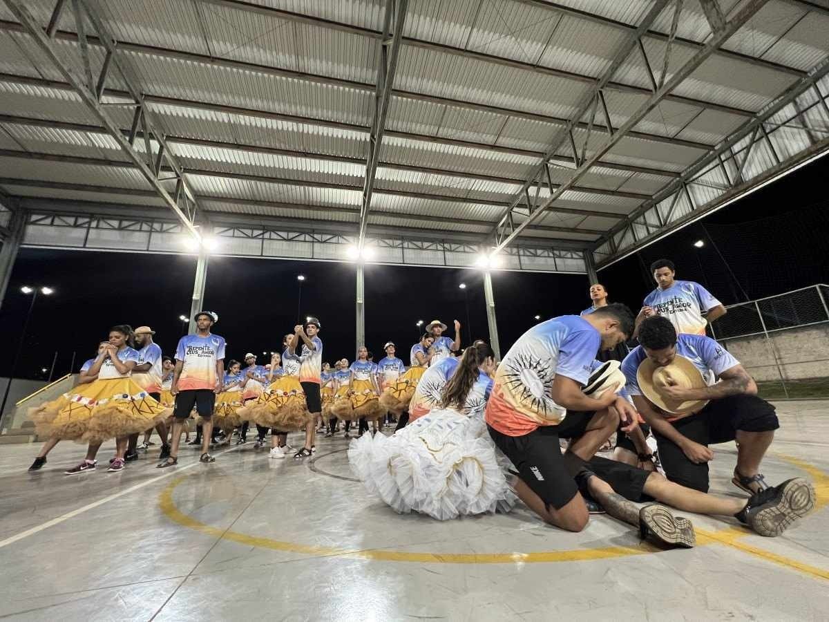 Último ensaio da Quadrilha Junina Sabugo de Milho antes de estreia. 