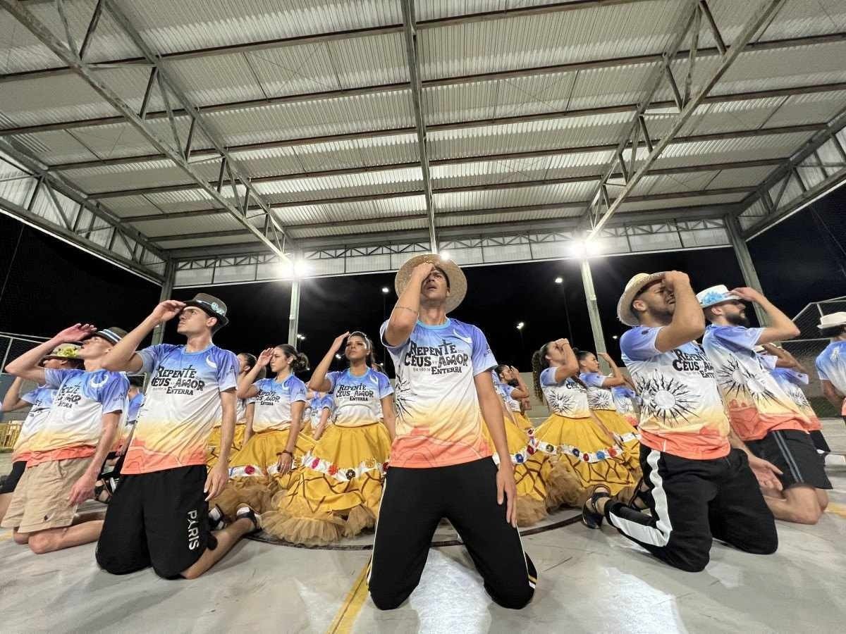 Último ensaio da Quadrilha Junina Sabugo de Milho antes de estreia. 