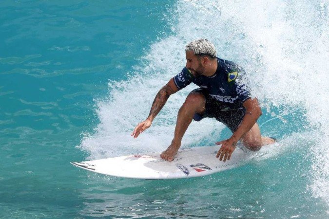 Italo Ferreira é o primeiro campeão do surfe em Olimpíadas - (crédito: Sean M. Haffey/AFP) Italo Ferreira é o primeiro campeão do surfe em Olimpíadas - (crédito: Sean M. Haffey/AFP)