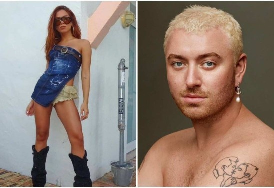 Reprodução/Instagram @anitta @samsmith