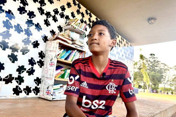 Erique Sousa Vital tem 11 anos e sempre vai ao Parque da Cidade aos finais de semana. 