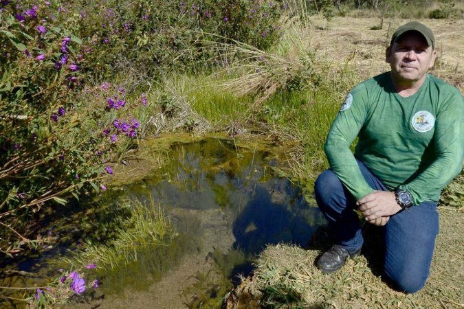  31/05/2023 Crédito: Marcelo Ferreira/CB/D.A Press. Brasil. Brasilia - DF -  Semana do meio ambiente. Parque Ecológico Veredinha em Brazlândia. Edmi Moura, presidente do Instituto Ecos Cerrado que realiza um trabalho voluntário no parque.
