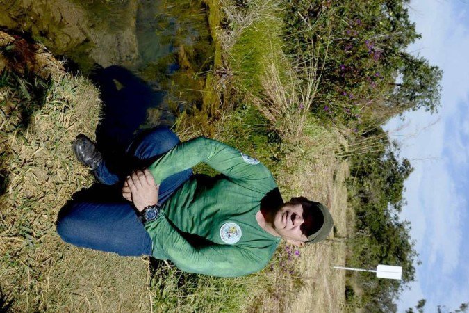  31/05/2023 Crédito: Marcelo Ferreira/CB/D.A Press. Brasil. Brasilia - DF -  Semana do meio ambiente. Parque Ecológico Veredinha em Brazlândia. Edmi Moura, presidente do Instituto Ecos Cerrado que realiza um trabalho voluntário no parque.