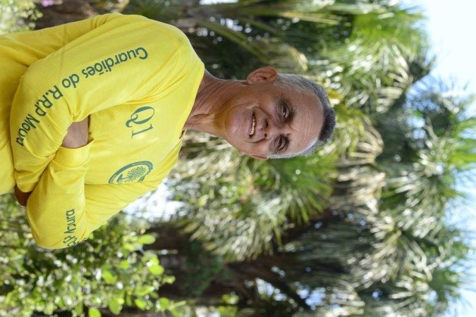  31/05/2023 Crédito: Marcelo Ferreira/CB/D.A Press. Brasil. Brasilia - DF -  Semana do meio ambiente. Sobradinho 1, quadra 1, local R.R.P Moura, Antônio Moura faz um trabalho de reflorestamento e cuidado da mata nativa, próximo ao Córrego Sobradinho.