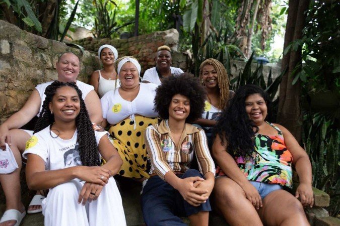 O Slam das Minas está em parte do documentário Corpolítica, produzido por Marco Pigossi - (crédito: Blinia Messias/Divulgação) O Slam das Minas está em parte do documentário Corpolítica, produzido por Marco Pigossi - (crédito: Blinia Messias/Divulgação)