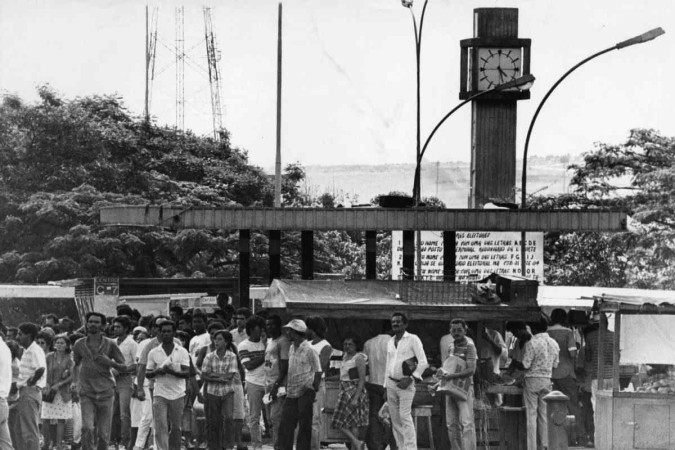 A Praça do Relógio, um dos cartões-postais de Taguatinga