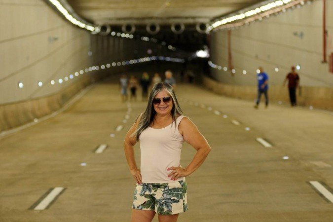 Na véspera do aniversário de Taguatinga, Josy Rocha foi conhecer o Túnel Rei Pelé