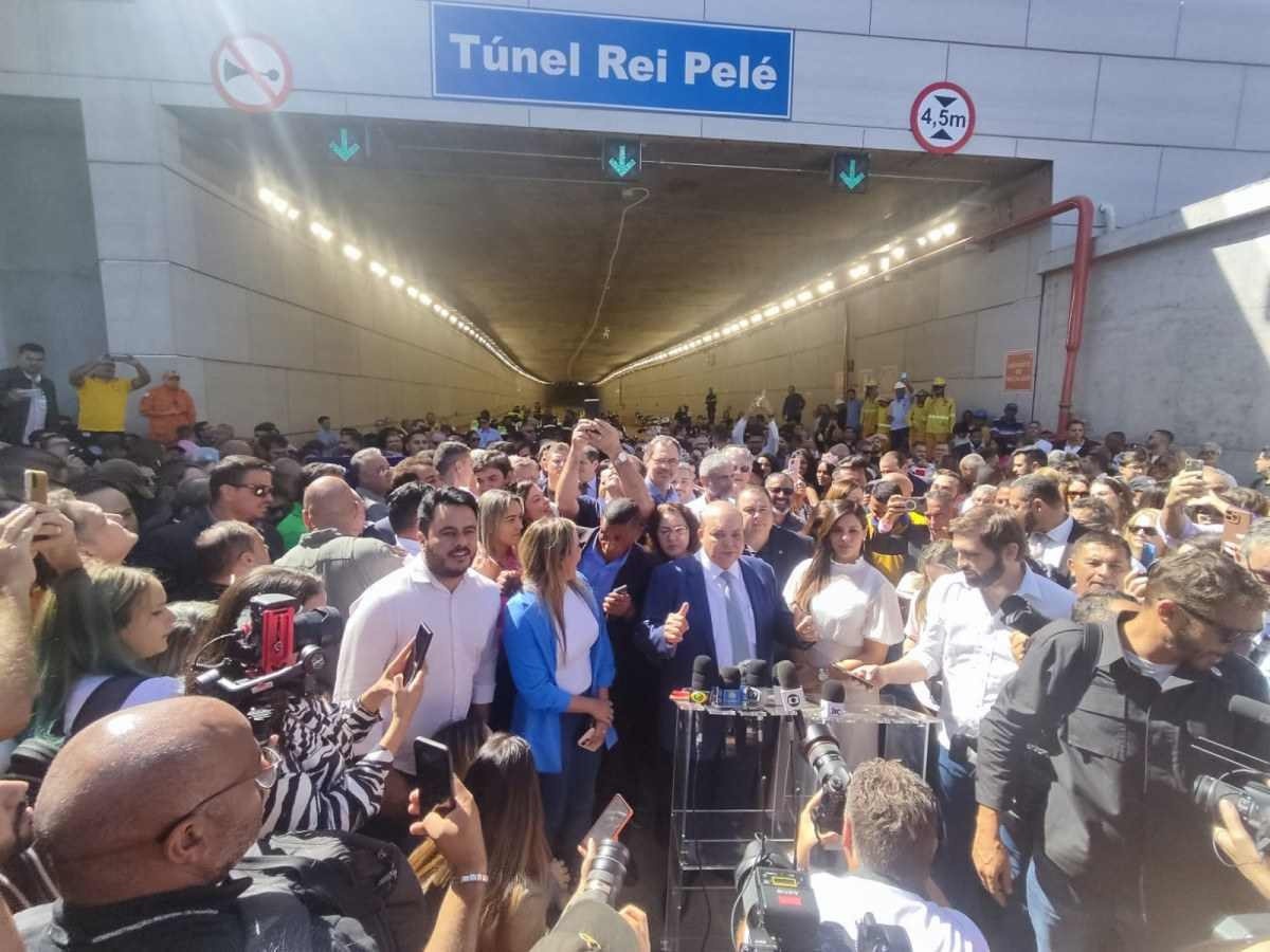 Túnel Rei Pelé, em Taguatinga, é inaugurado no dia do aniversário da cidade