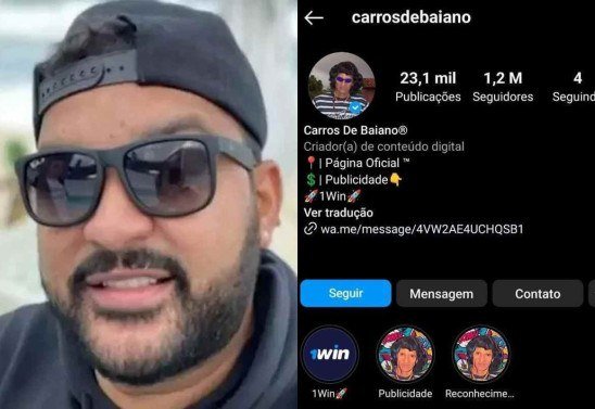 Reprodução/Instagram @carrosdebaiano