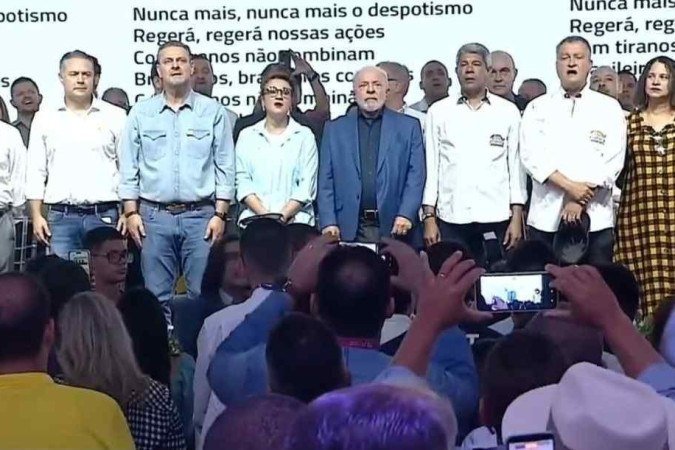 (crédito: Reprodução Twitter/Lula/TV Brasil ) (crédito: Reprodução Twitter/Lula/TV Brasil )