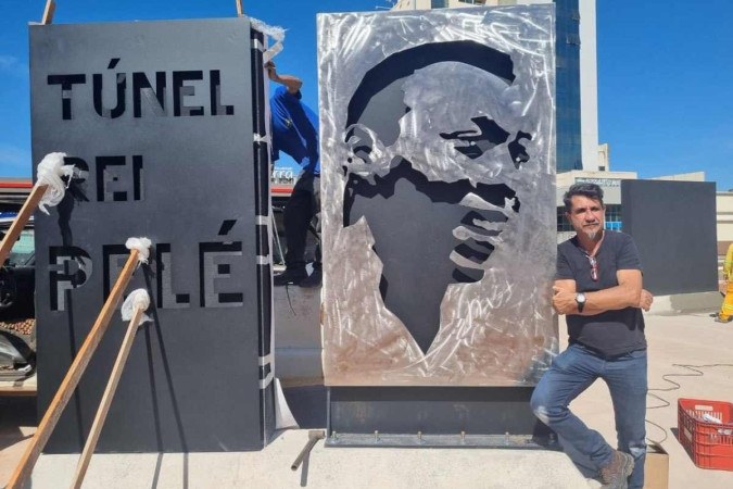 Pelé em Ribeirão Preto: artista plástico relembra entrega de