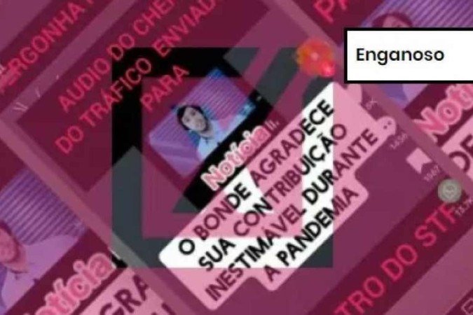 (crédito: Comprova/ reprodução) (crédito: Comprova/ reprodução)