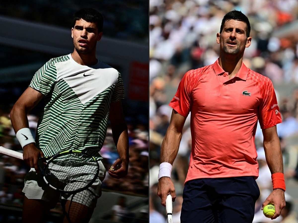 Alcaraz x Djokovic: astros jogam 