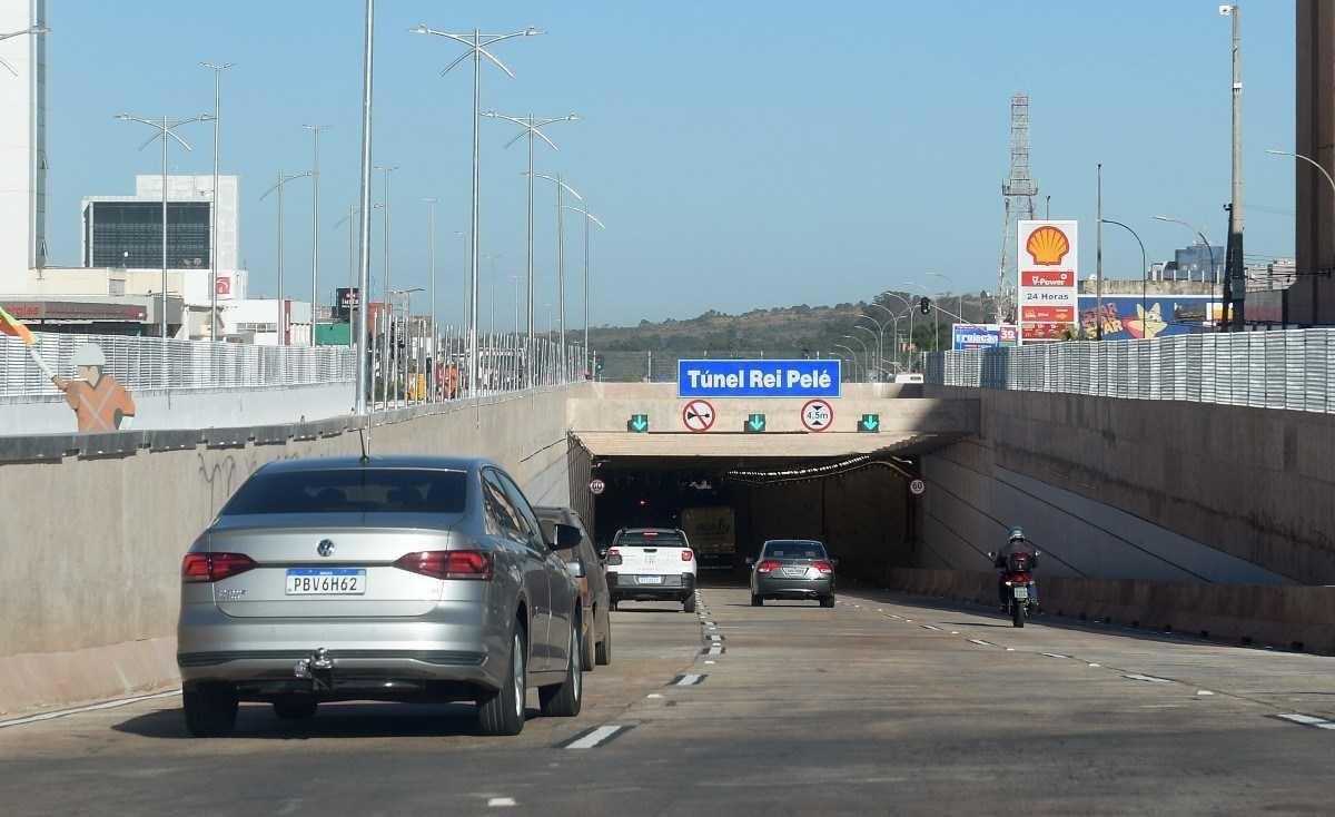 Trânsito no Centro de Taguatinga começa a fluir com Túnel Rei Pelé