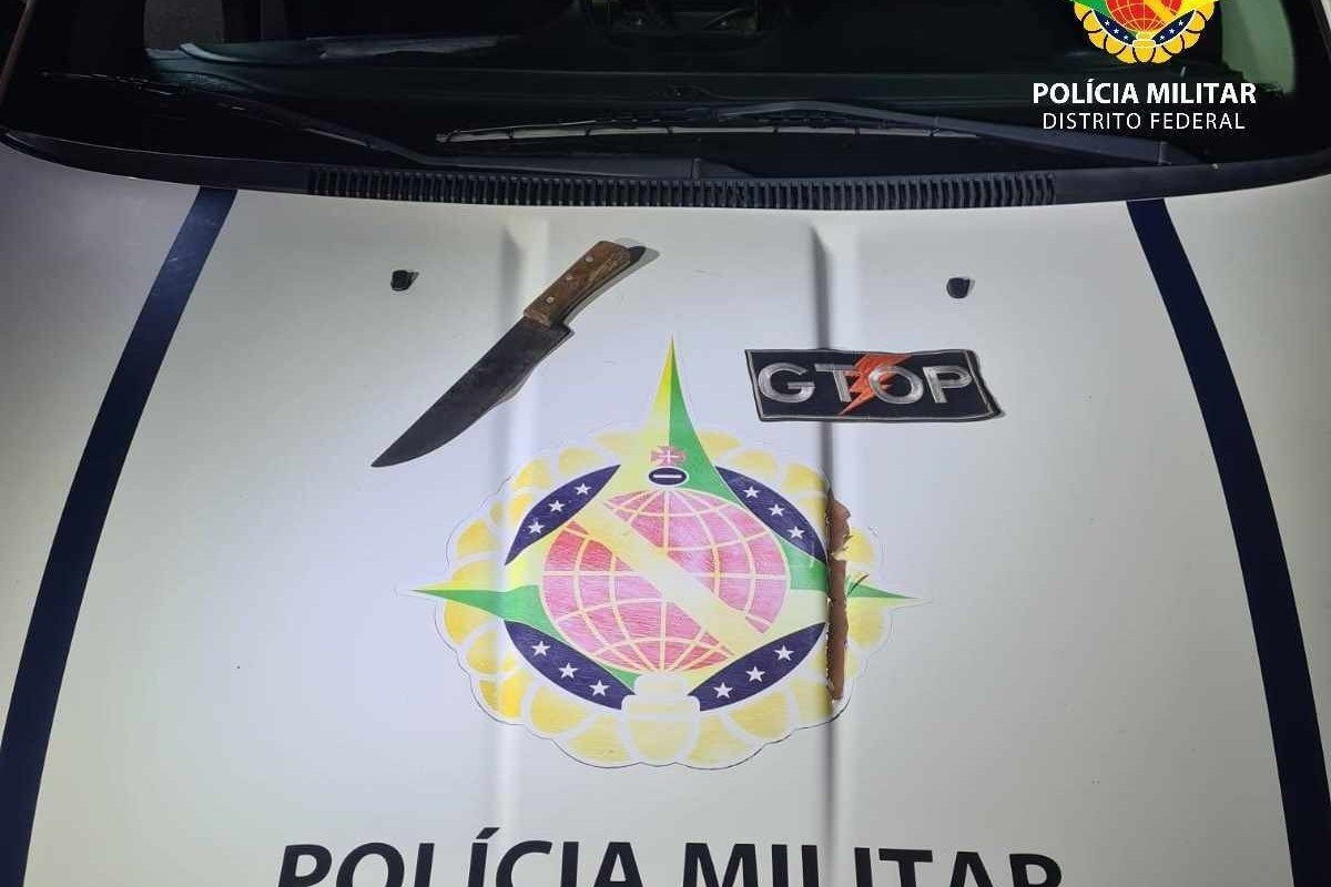 Pai esfaqueia o próprio filho na axila durante briga na Santa Maria