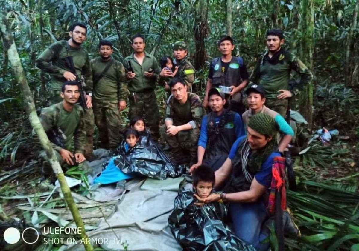Crianças desaparecidas na Amazônia colombiana há 40 dias são encontradas
