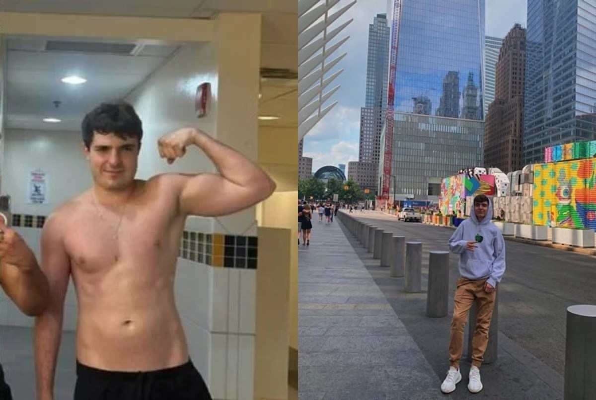 Em meio a polêmica sobre herança, filho de Gugu Liberato posa sem camisa