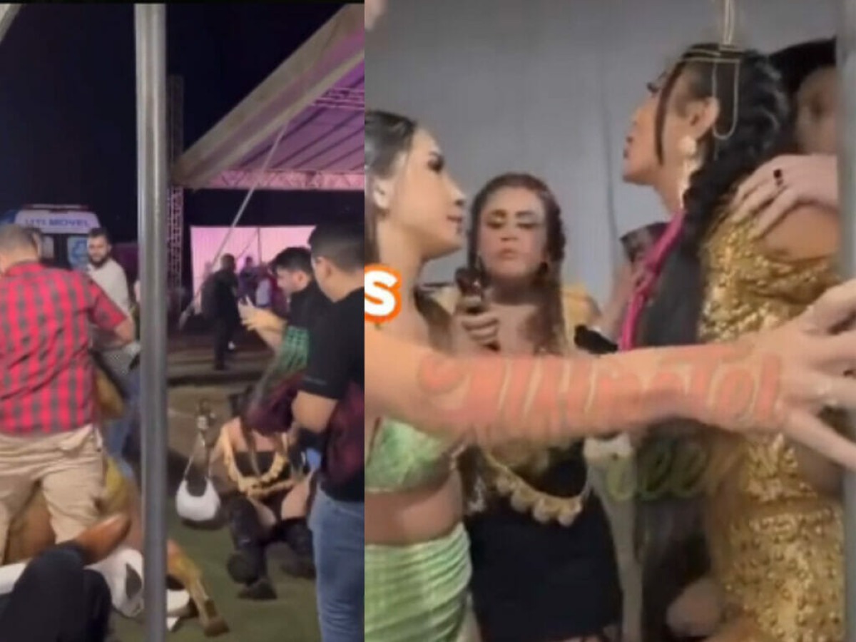 Rico Melquiades e Dayanne Bezerra saem no tapa durante festa; veja o vídeo