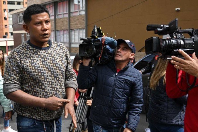 O colombiano também é acusado de ter agredido os filhos e a mãe deles, Magdalena Mucutuy. - (crédito: AFP) O colombiano também é acusado de ter agredido os filhos e a mãe deles, Magdalena Mucutuy. - (crédito: AFP)
