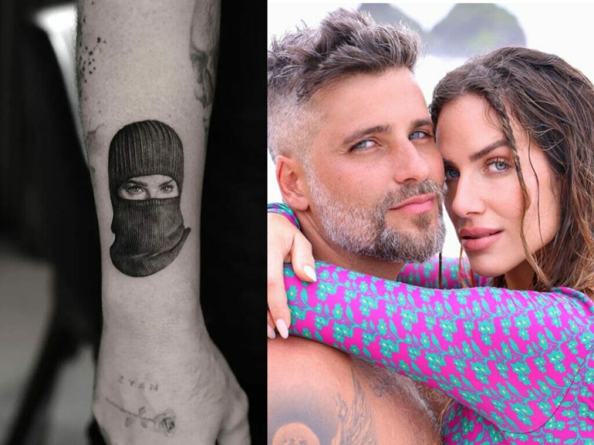 Bruno Gagliasso faz nova tatuagem em homenagem à Giovanna Ewbank