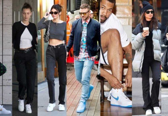 Famosos con nike air force one cheap