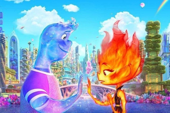 Uma história de amor conduz 'Elementos', nova animação da Pixar