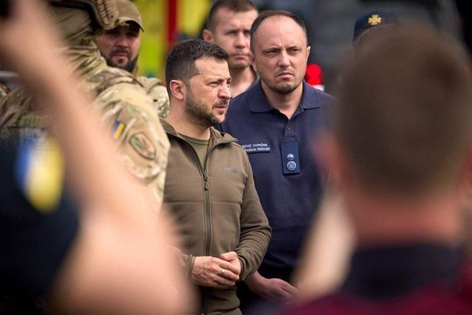 (crédito: Handout / UKRAINIAN PRESIDENTIAL PRESS SERVICE / AFP) (crédito: Handout / UKRAINIAN PRESIDENTIAL PRESS SERVICE / AFP)