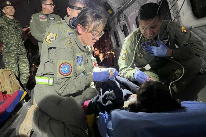 (crédito: Handout Colombian Air Force / Colombian Air Force / AFP) (crédito: Handout Colombian Air Force / Colombian Air Force / AFP)