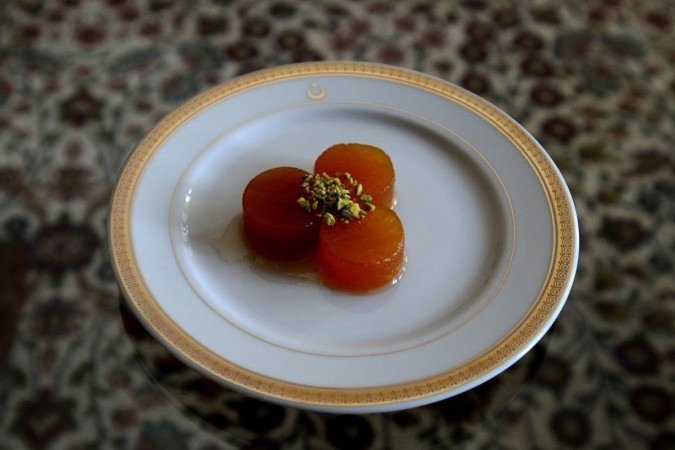 Kabak tatlisi, o tradicional doce de abóbora 