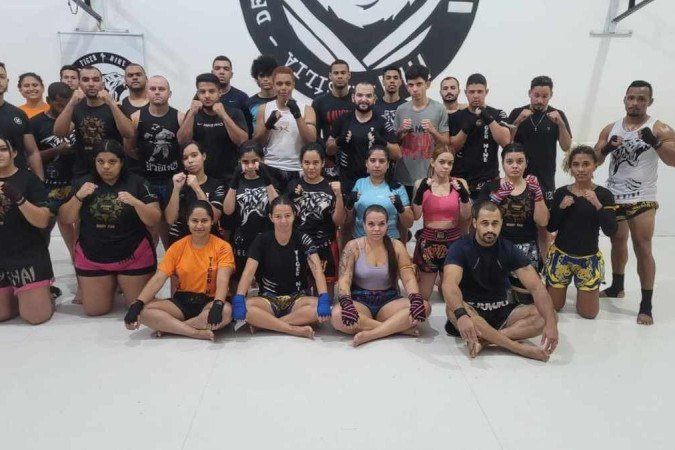 Equipe Tiger Nine de muay thai. 16/6/2023