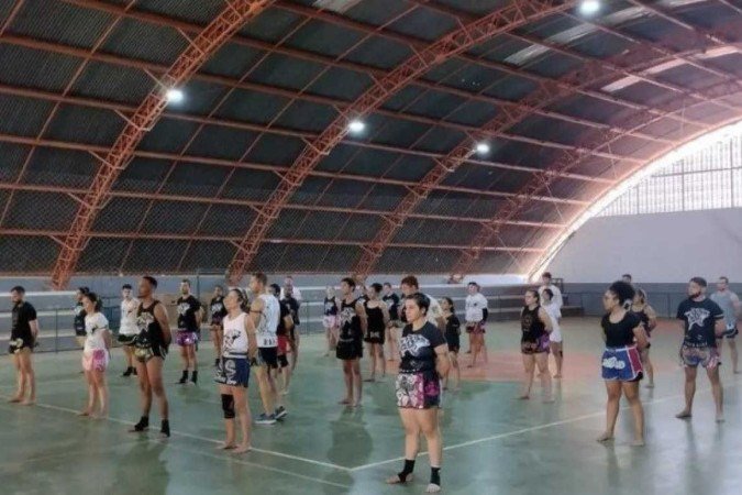 Equipe Tiger Nine de muay thai. 16/6/2023