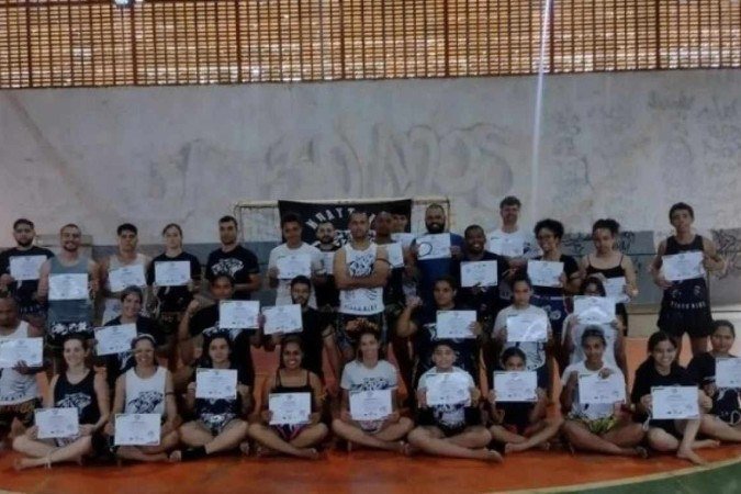 Equipe Tiger Nine de muay thai. 16/6/2023