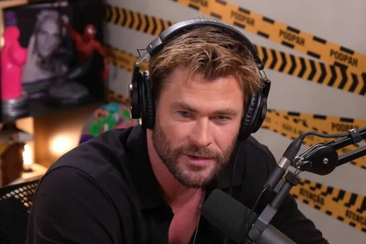 No Brasil, Chris Hemsworth revela conversa com Pedro Scooby e Ítalo Ferreira