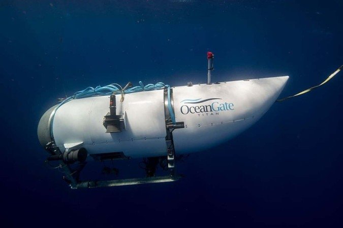 O veículo submersível Titan - (crédito: OceanGate) O veículo submersível Titan - (crédito: OceanGate)