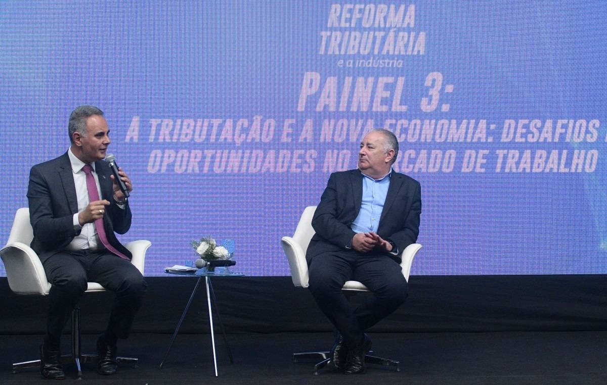  Rodrigo Spada, presidente da Febrafite, e Sérgio Nobre, presidente da CUT