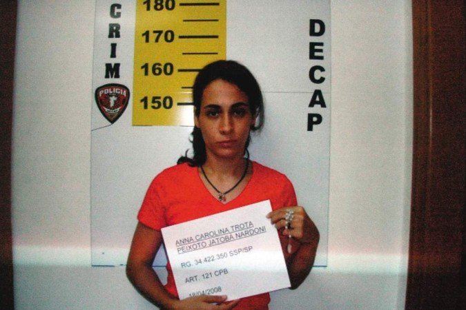 Anna Carolina Jatobá Leia - (crédito: Departamento de Polícia Judiciária da Capital/Polícia Civil SP ) Anna Carolina Jatobá Leia - (crédito: Departamento de Polícia Judiciária da Capital/Polícia Civil SP )