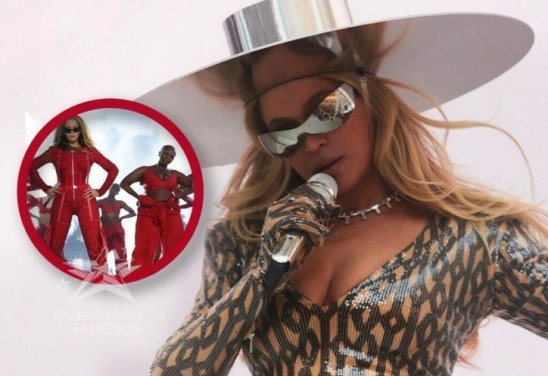 Reprodução/Instagram/ Beyoncé e a dançarina, Amari Marshall