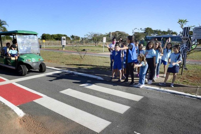 Cerca de 10 mil crianças participam anualmente dos encontros, no DER-DF em Sobradinho
