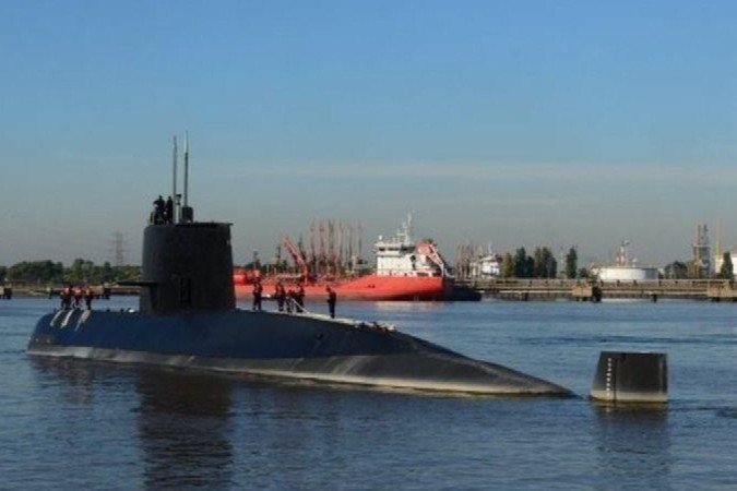 O submarino argentino ARA San Juan desapareceu em 2017 e só foi encontrado mais de um ano depois - (crédito: EPA) O submarino argentino ARA San Juan desapareceu em 2017 e só foi encontrado mais de um ano depois - (crédito: EPA)