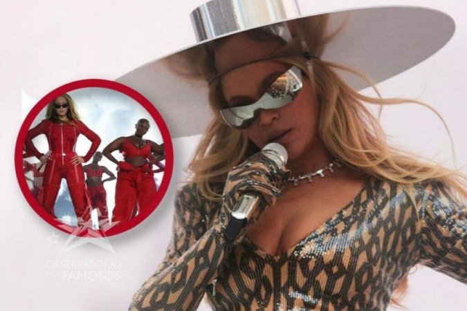 (crédito: Reprodução/Instagram/ Beyoncé e a dançarina, Amari Marshall) (crédito: Reprodução/Instagram/ Beyoncé e a dançarina, Amari Marshall)