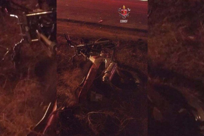 O caso ocorreu entre o Morro da Capelinha e o Balão de acesso ao Vale do Amanhecer, em Planaltina - (crédito: CBMDF/Divulgação) O caso ocorreu entre o Morro da Capelinha e o Balão de acesso ao Vale do Amanhecer, em Planaltina - (crédito: CBMDF/Divulgação)