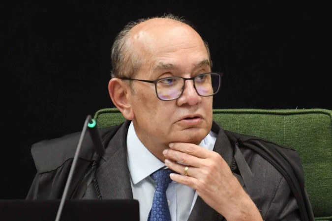 Na imagem, o ministro Gilmar Mendes.  -  (crédito: Carlos Moura/SCO/STF)