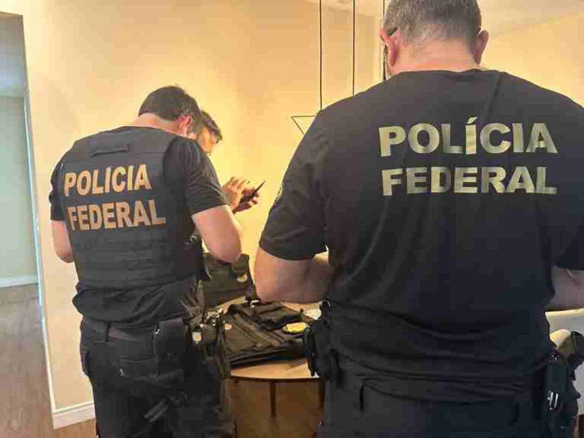 Agentes da PF contaram com dados passados pelos serviços de informações de Israel e dos Estados Unidos -  (crédito: twitter/policiafederal)