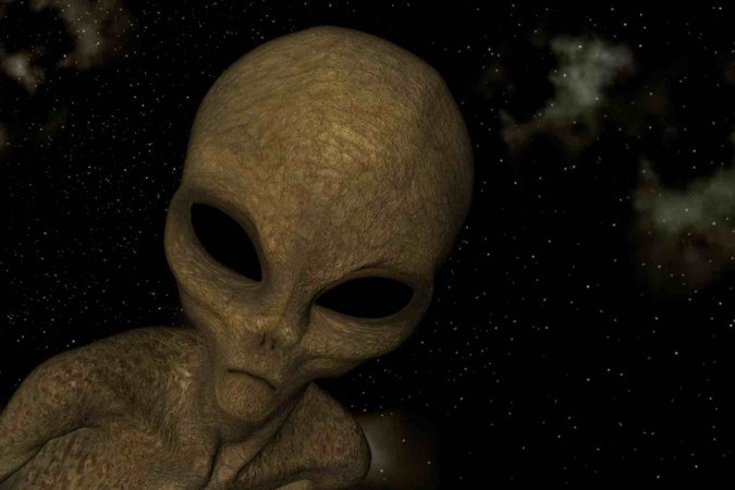 Um desenho de um alienígena do filme alien.