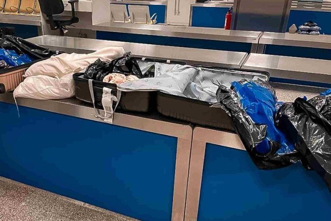 Drogas apreendidas pela Receita Federal no Aeroporto Internacional de Brasília - (crédito: Receita Federal ) Drogas apreendidas pela Receita Federal no Aeroporto Internacional de Brasília - (crédito: Receita Federal )