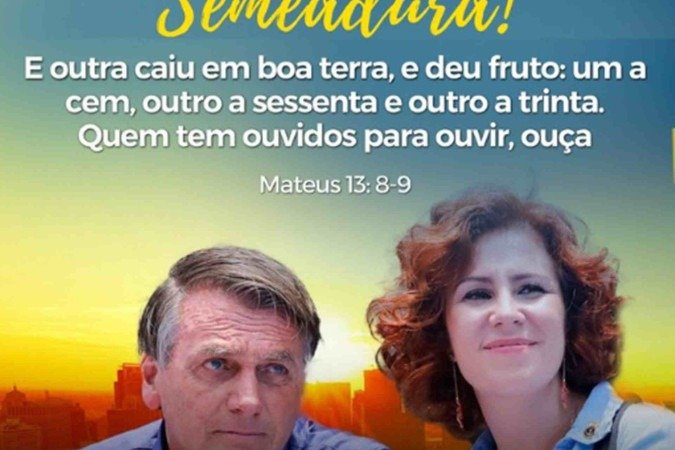 Carla Zambelli fez uma postagem no Twitter em apoio ao ex-presidente Jair Bolsonaro, após a decisão do TSE de torná-lo inelegível -  (crédito: Reprodução/Twitter.com/Zambelli2210)