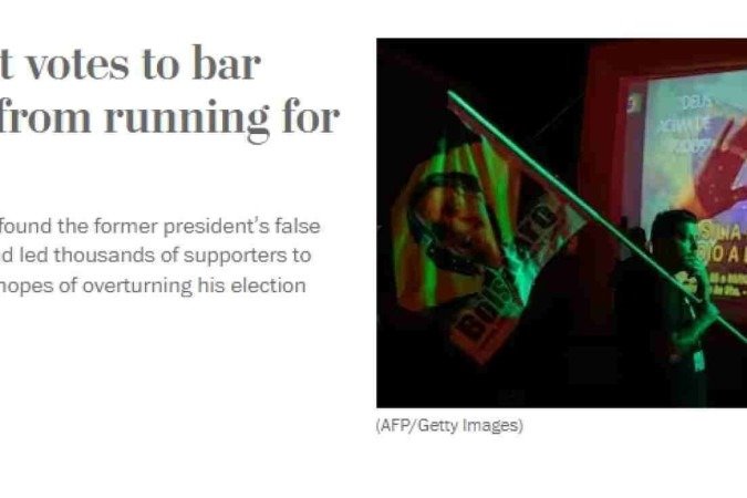 Já no The Washington Post, também dos EUA, o ex-presidente foi referido como o "Trump dos Trópicos".
