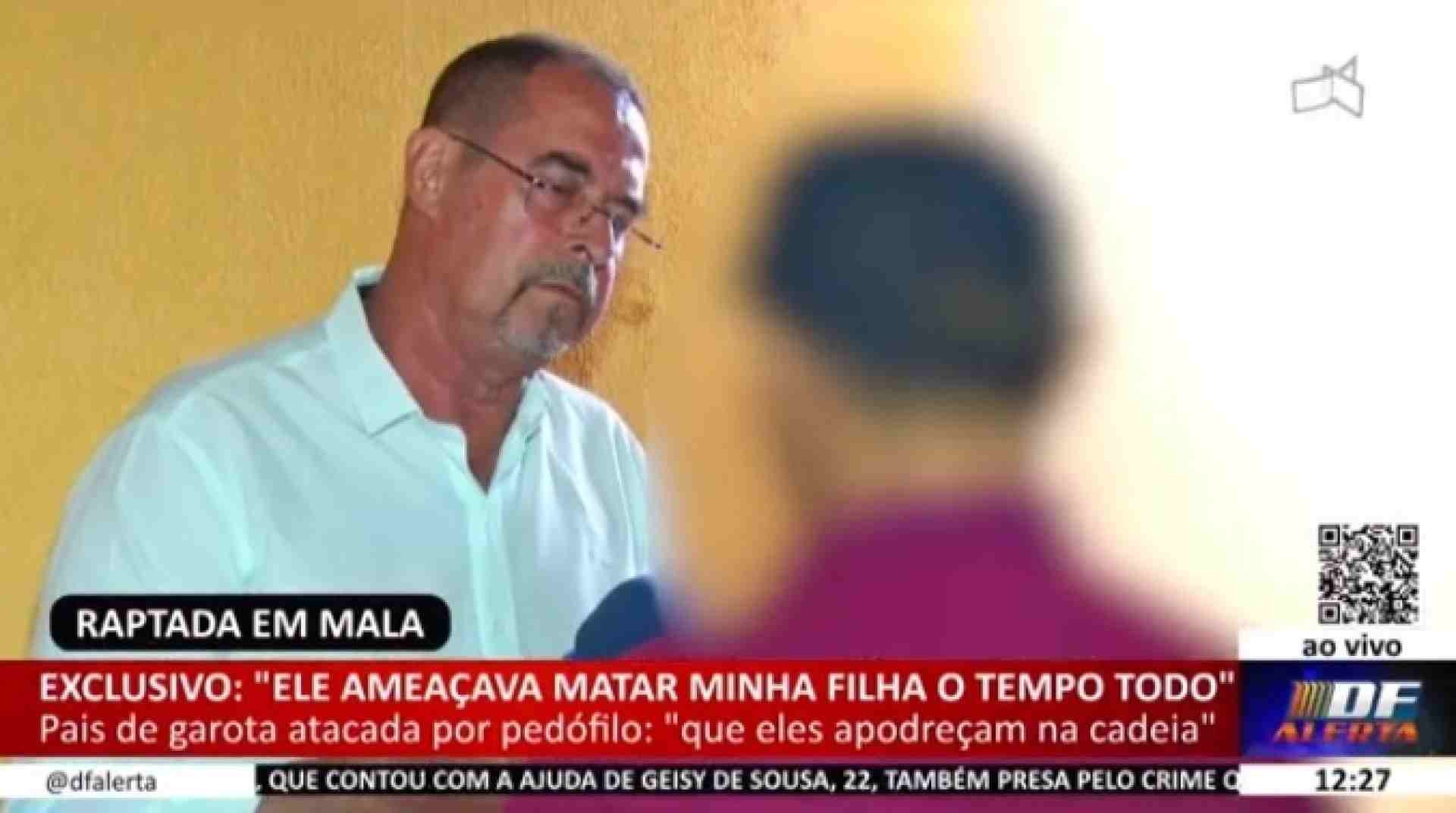 À TV, pais de menina violentada relatam momentos de pânico que viveram 